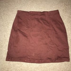 Rust colored skirt